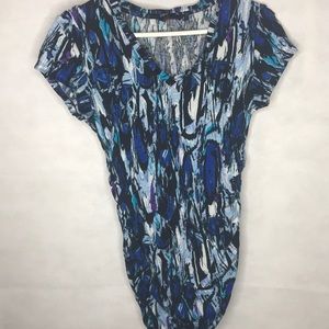 Blue Flattering Bikini Cover